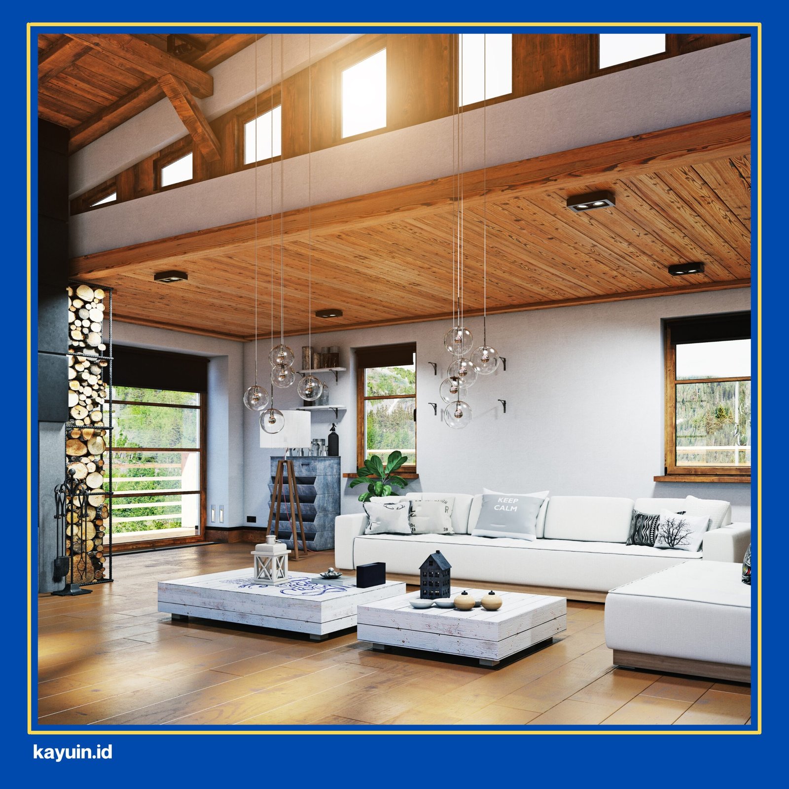 INTERIOR RUMAH KAYU
