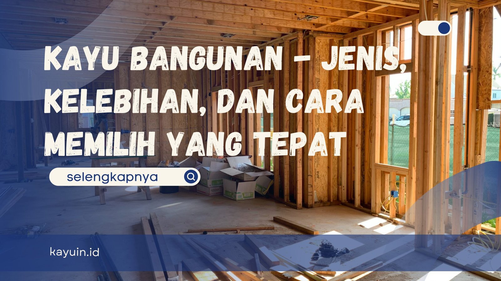 kayu bangunan