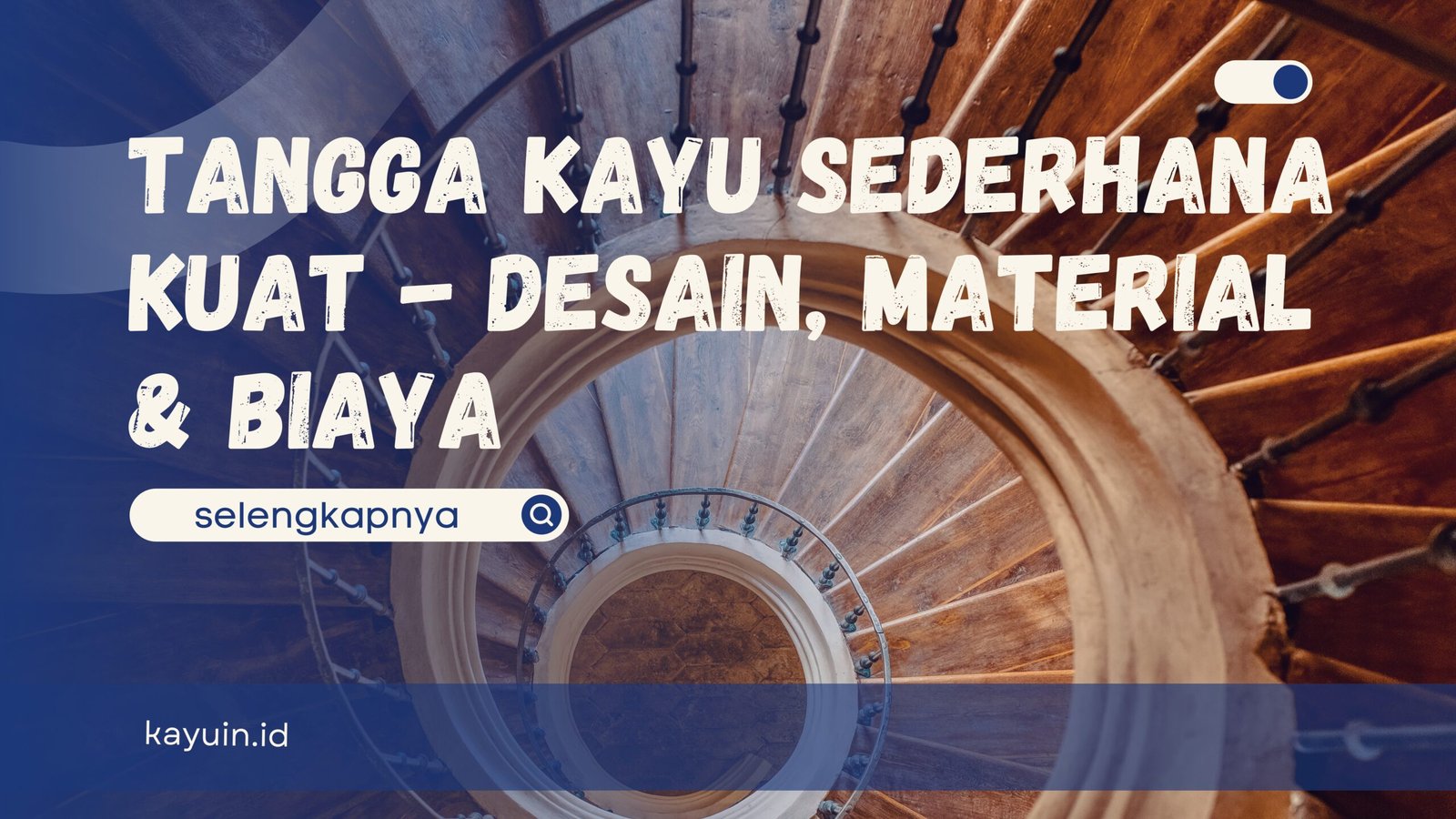 tangga kayu sederhana kuat