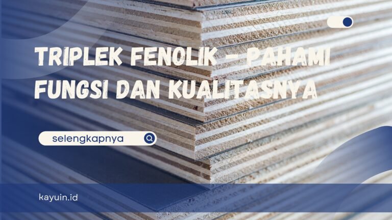 triplek fenolik