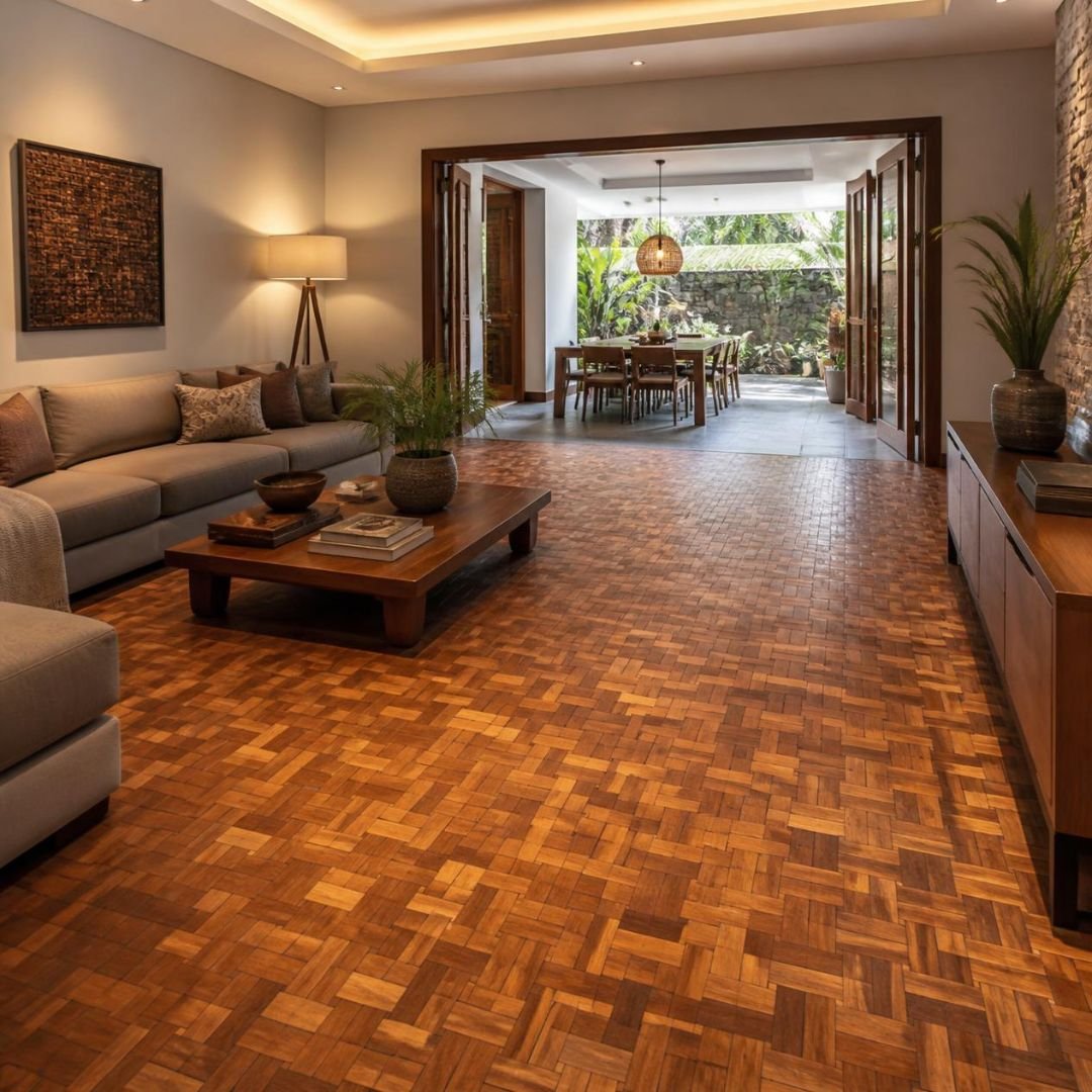 Lantai Kayu Parket