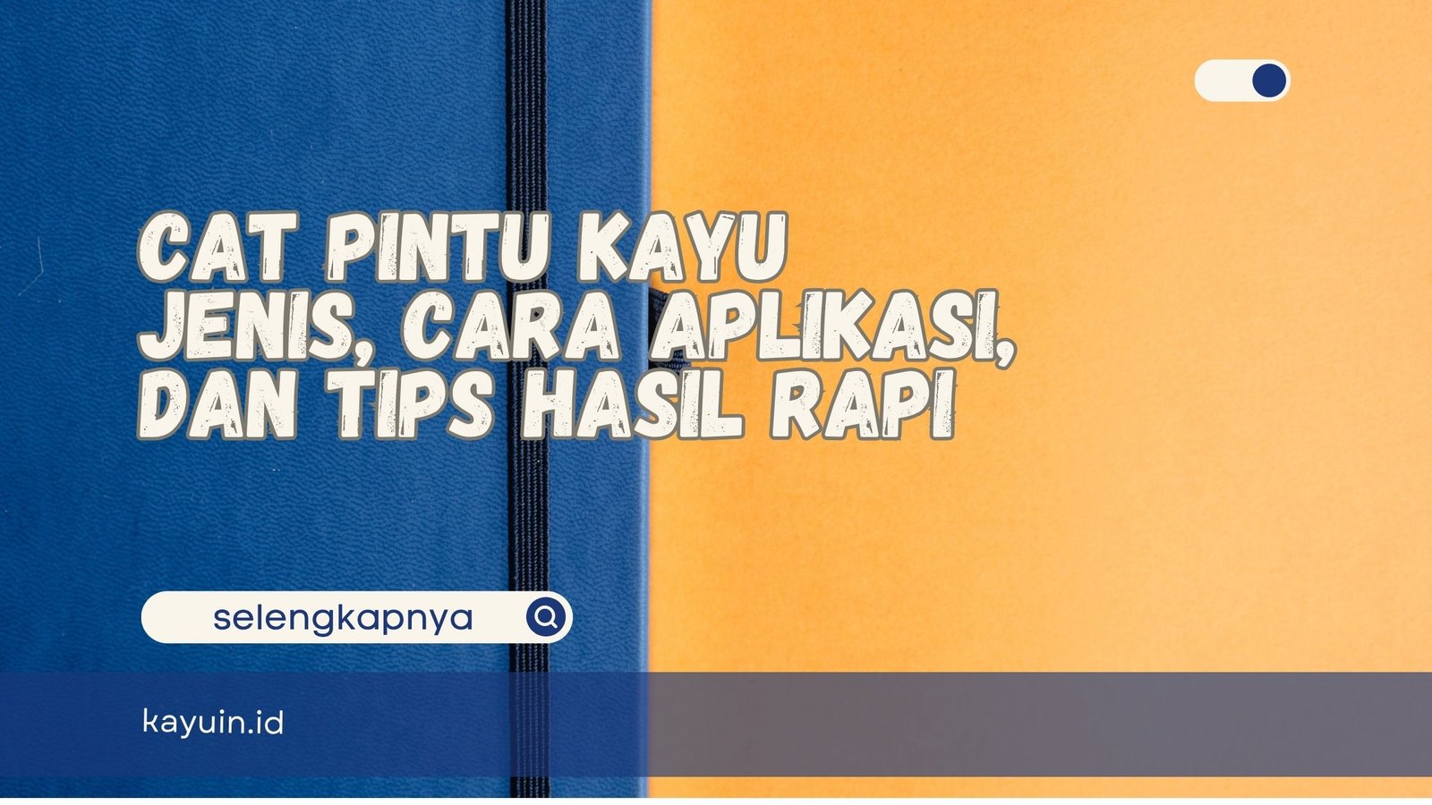 Cat Pintu Kayu
