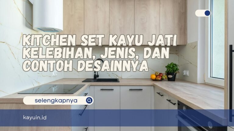 Kitchen Set Kayu Jati
