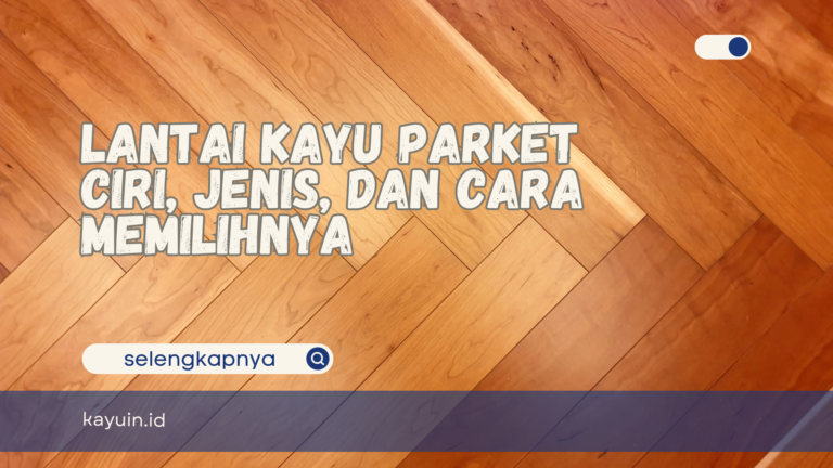 Lantai kayu parket