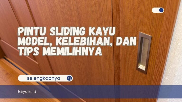 Pintu Sliding Kayu