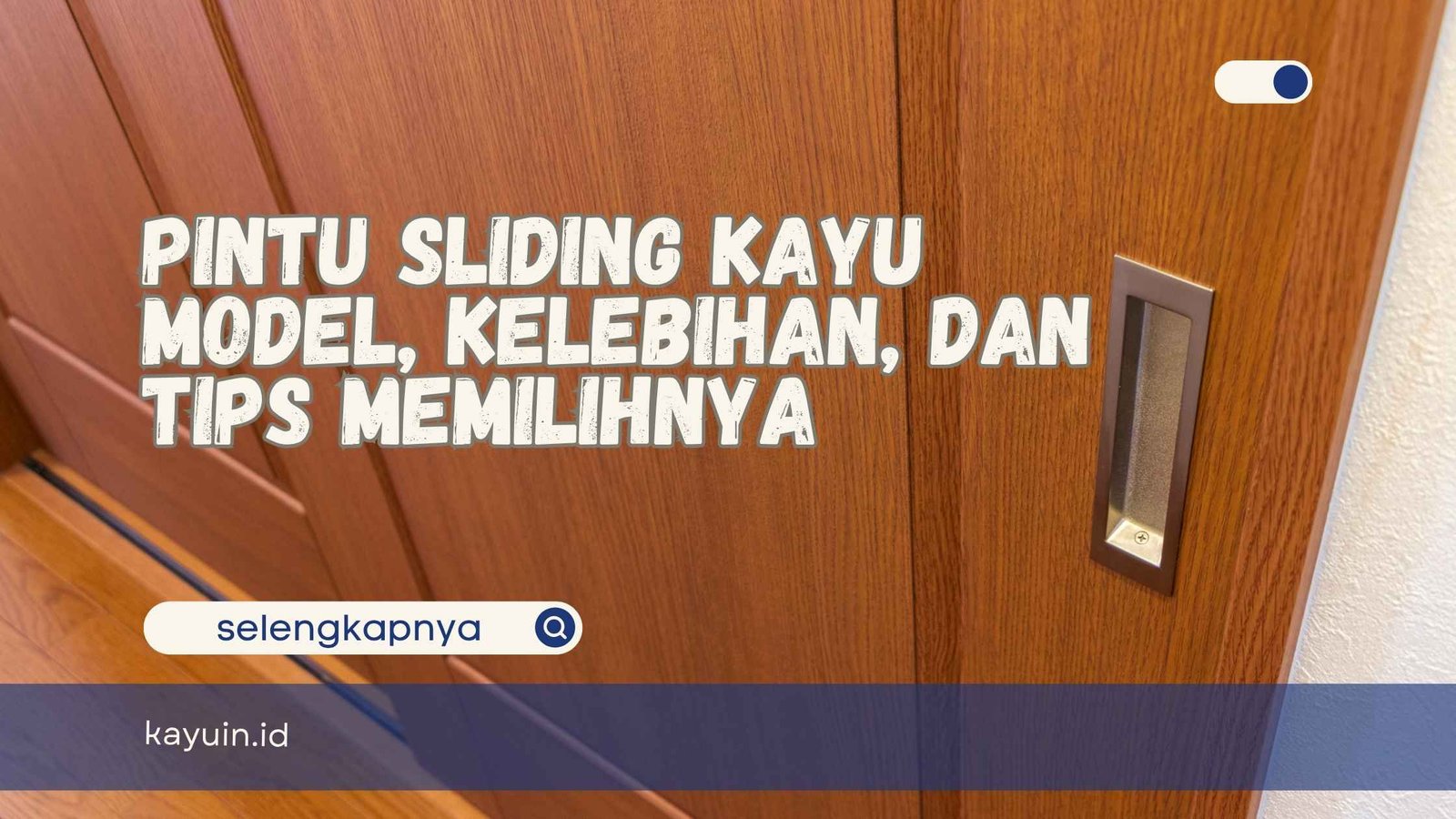 Pintu Sliding Kayu 