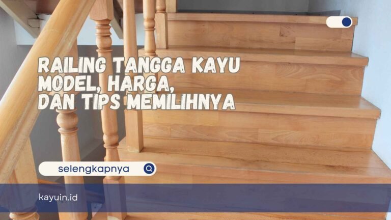 Railing Tangga Kayu