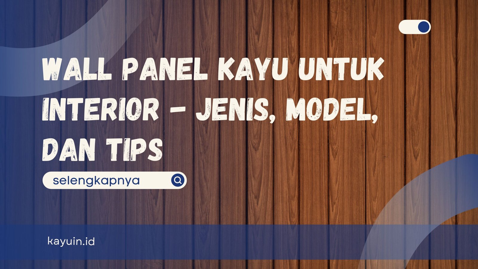 Wall panel kayu