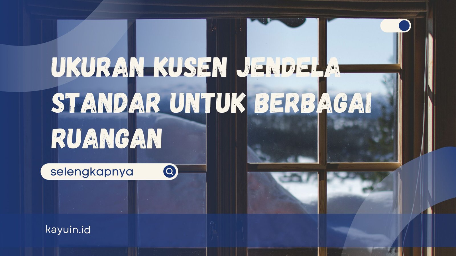 ukuran kusen jendela