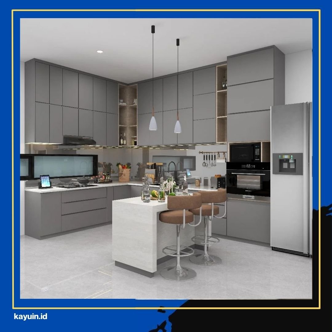 Kitchen Set Kayu Leter L