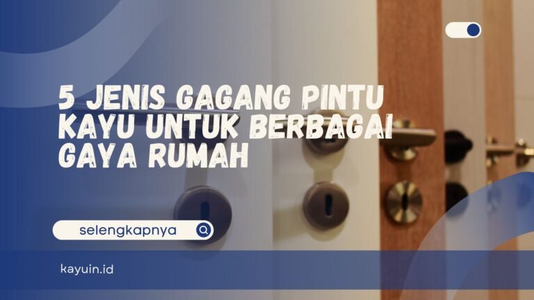 Gagang Pintu Kayu