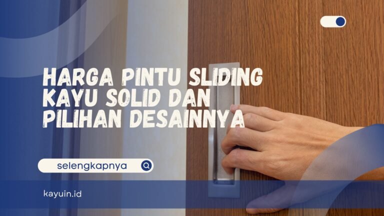 Harga Pintu Sliding Kayu