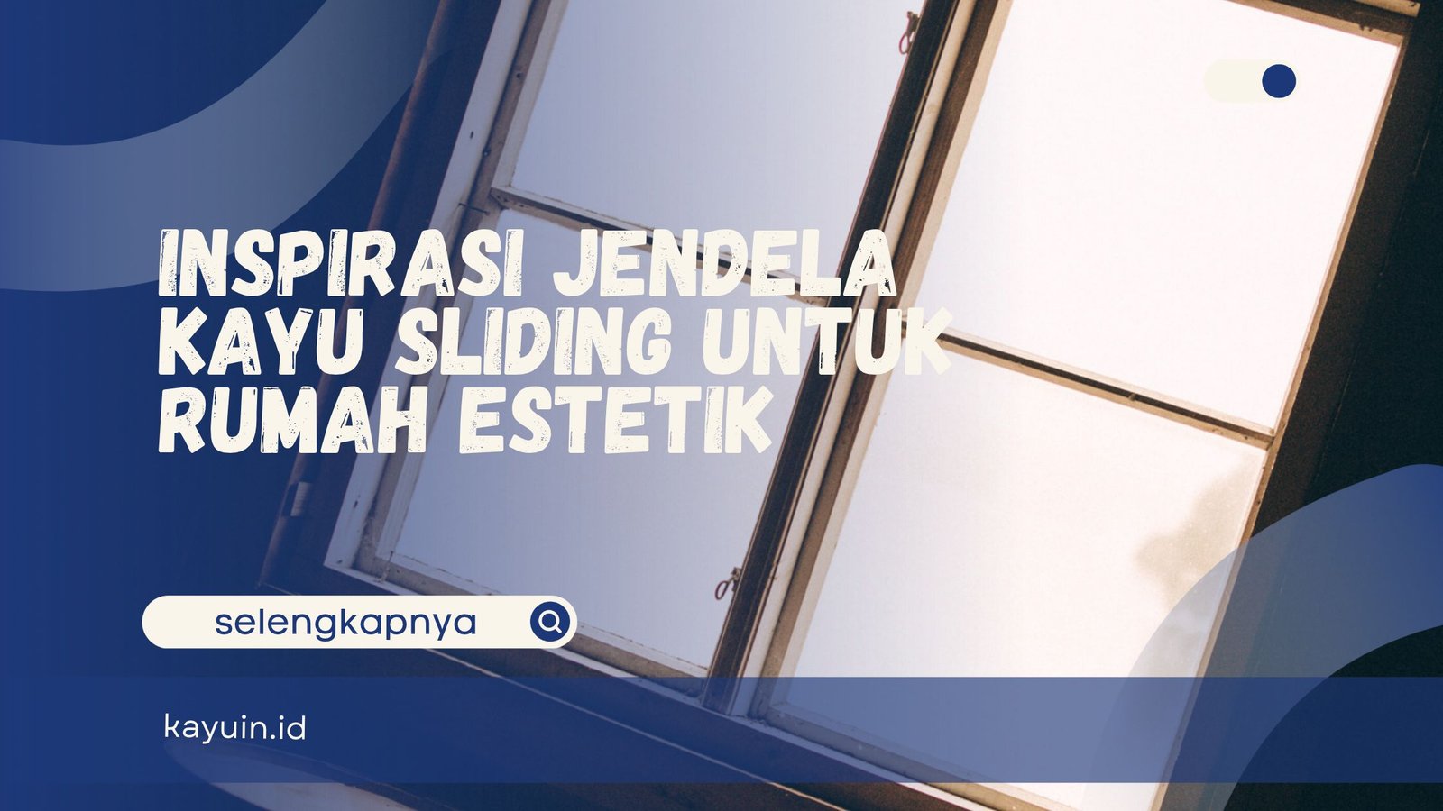 Jendela Kayu Sliding