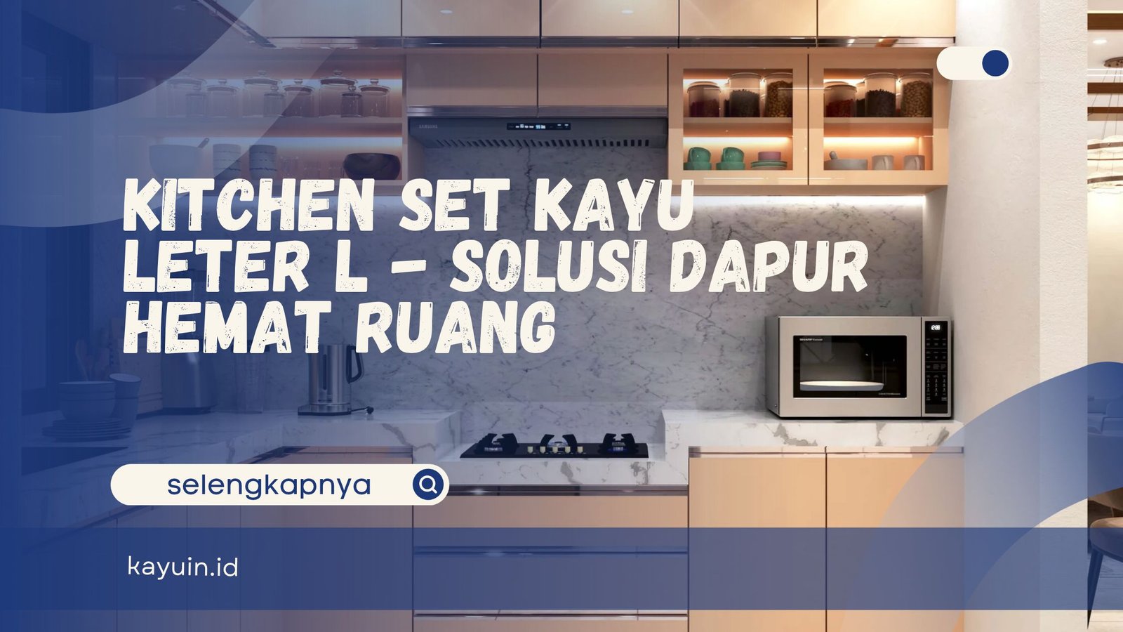 Kitchen Set Kayu Leter L
