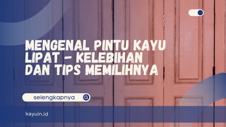 Pintu Kayu Lipat