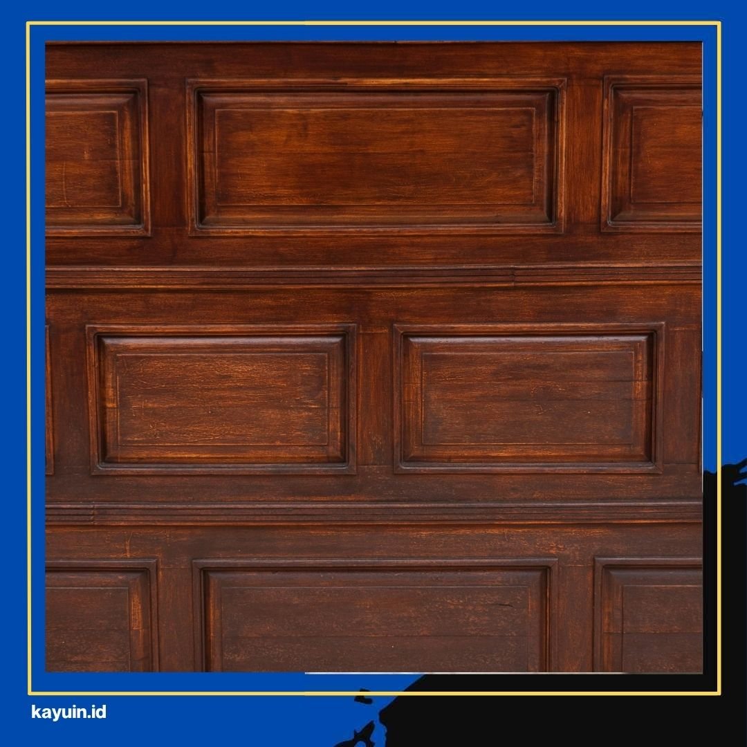 Jasa Pembuatan Pintu Panel Kayu Custom