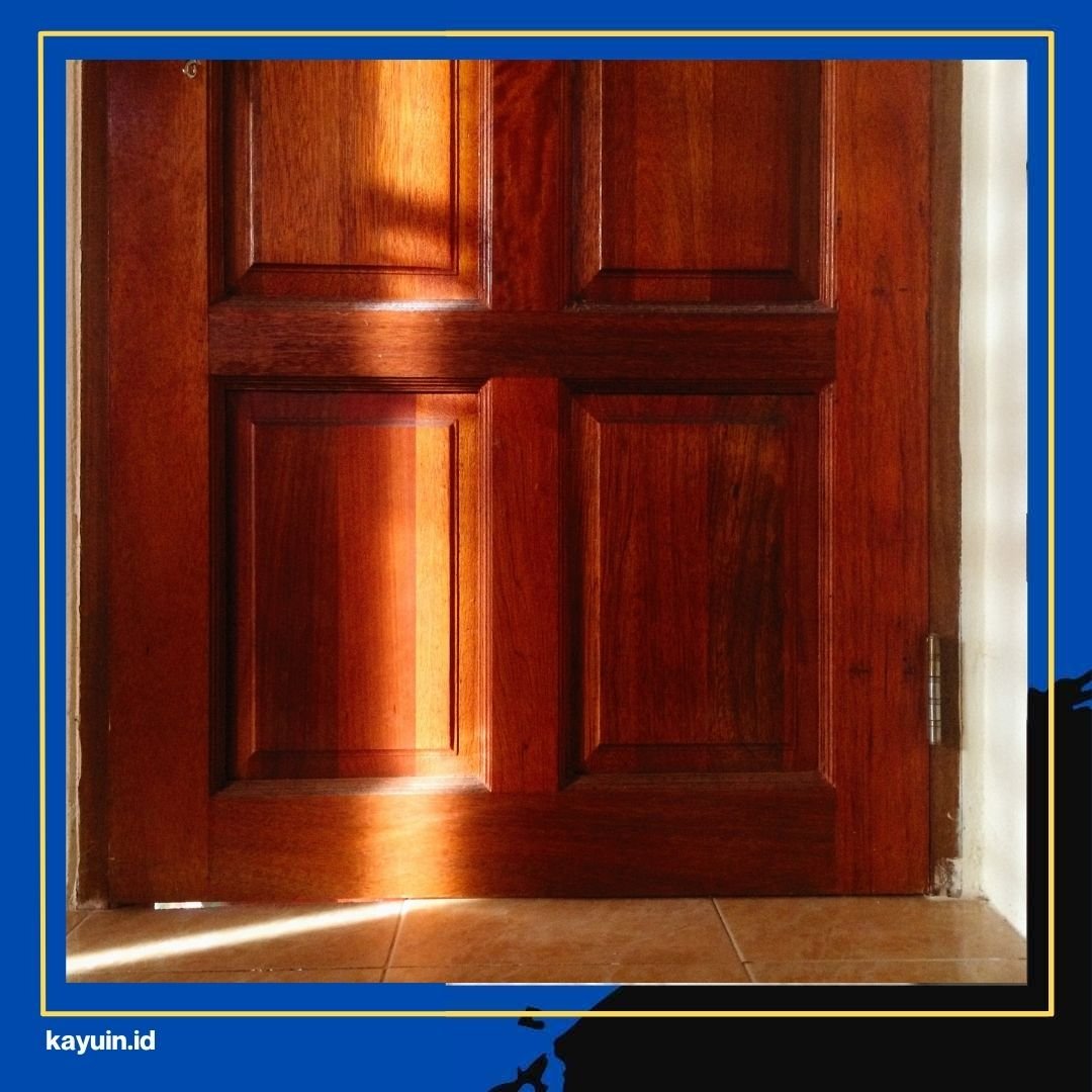 Jasa Pembuatan Pintu Panel Kayu Custom
